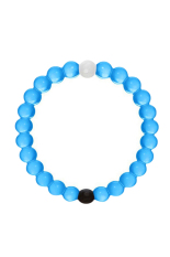 Fancyqube Simulasi-Mutiara Transparansi Lokai Gelang-Gelang Silikon Strand Pantai Biru