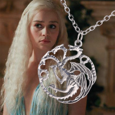 Fancytoy Game of Thrones Inspired Targaryen Charms Silver Pendant Chain Necklace- - intl