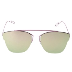 Fashion Colorful Flat Sunglasses (Merah Quicksilver)-Intl