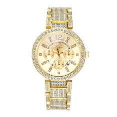 Fashion Contracted Mahal QUARTZ Alloy Set Auger Mata Wrist Watch-Intl