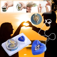 Fashion Love Best Wish Pearl Oyster Necklace Women Valentine's Day Gifts - intl