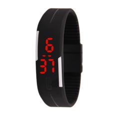 Fashion Pria Wanita Siswa Kids Rubber LED Watch Date SportsWaterproof Gelang Digital Wrist Watch For Children Boys Girls KW-006- INTL