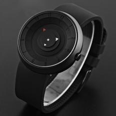 Busana Pria Mewah Stainless Steel Analog QUARTZ Sport Wrist Watch BK Hitam-Intl