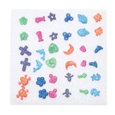 Modis Plastik Telinga STUDS (Berwarna-warni) (18 Pair Per Set)-Intl