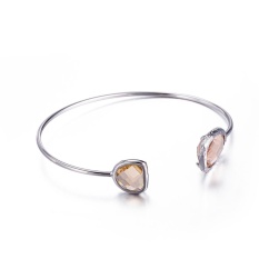 Cepat Jual Fashion Eropa dan Amerika Fashion Baru Tembaga Murni Crystal Pearl Gelang High-end Produsen Perhiasan Grosir Khusus -Intl