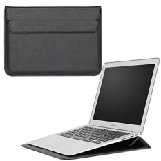 Tas Tiruan Kulit Penyangga Membawa Lengan Sarung Anda Ponsel Pavilion X360/Ponsel Stream 11/Ponsel Chromebook 11.6/ ponsel Momok X2/Ponsel Pavilion X2 12 Inch Laptop (Hitam) -Internasional