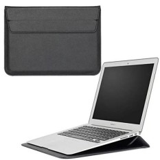 Tas Tiruan Kulit Penyangga Membawa Lengan Sarung untuk Ponsel Pavilion X360/Ponsel Stream 11/Ponsel Chromebook 11.6/ ponsel Specter X2/Ponsel Pavilion X2 12 Inch Laptop (Hitam) -Internasional