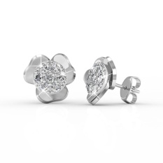Florence Solitaire Earrings-Kristal dari Swarovski®-Intl