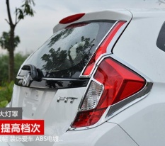 Untuk 14-17 Honda Jazz, Modifikasi, Penutup Lampu Belakang, Lampu Belakang Dekoratif Framepc4-Intl