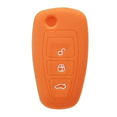 FORD FIESTA FOCUS TITANIUM TRANSIT REMOTE FLIP KEY FOB SILICONE COVER CASE 4