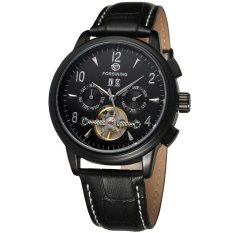 Forsining Otomatis Pria Militer Tourbillon Jam Tangan FSG16577M3B3-Intl