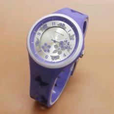 Fortuner Bunga - FR J1025 Black - Jam Tangan Anak - Karet