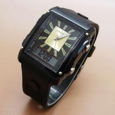 Fortuner Dual Time - Jam Tangan Sport Unisex (Pria & Wanita) - Rubber Strap - FR0117