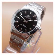 Fortuner FR0354NK (Black Dial Silver) Mgkd Jam Tangan Pria