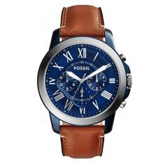 Fossil Grant Chronograph Series - Jam Tangan Pria - Kulit