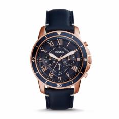 Fossil Grant Sport Chronograph Blue Leather Watch FS5237