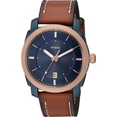 Fossil Pria Fsachine Tiga Tangan Tanggal Koper Tas-Internasional
