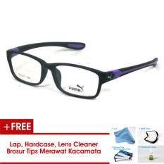 Frame Kacamata Pria Sporty Puma P833 Biru Bisa Dipasang Lensa Minus Di Optik Terdekat
