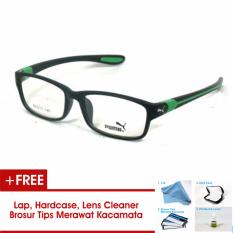 Frame Kacamata Pria Sporty Puma P833 Hijau Bisa Dipasang Lensa Minus Di Optik Terdekat