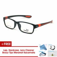 Frame Kacamata Pria Sporty Puma P833 Orange Bisa Dipasang Lensa Minus Di Optik Terdekat