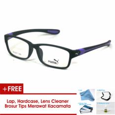 Frame Kacamata Pria Sporty Puma P833 Ungu Bisa Dipasang Lensa Minus Di Optik Terdekat