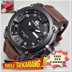 FREE BOX KANCING! Jam tangan Pria Quicksilver Tanggal hari Kulit Super