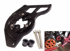 Front Sprocket Chain Guard Cover Sisi Kiri Mesin untuk HONDA Grom MSX125 MSX 125 2013 2014 2015 Hitam-Internasional