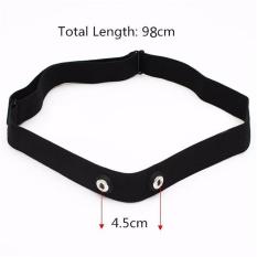 FS Adjustable Soft Efficient Stable Chest Belt Strap Band for Sport Heart Rate Monitor Fitness Equipment for Garmin Wahoo Polar Co