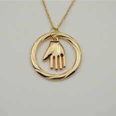 FS Etosell Divergent Kalung Amity Dauntless Erudite Abnegation Candor, Nama: Dauntless; Warna: Emas