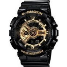 G-Shock Mens Military GA-110 Watch, Black/Gold, One Size - intl