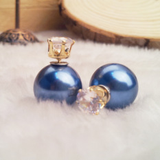 Gaya Channel Korea Modis Gaya Mutiara Zirkon Anting Anting