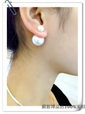 Gaya Channel S925 Sterling Silver Thai Perak Mosaik Alami Anting
