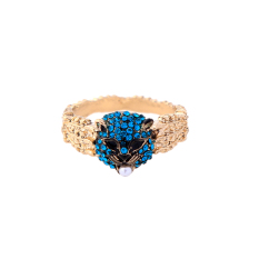 Gaya Eropa Dan Amerika Batu Safir Perempuan Baru Cincin Bertatah Berlian Cincin