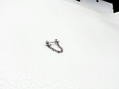 GD Model Sama Perak Melingkar Anting Beberapa Anting