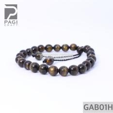 Gelang Akar Bahar Taliarus Serat Emas 7mm