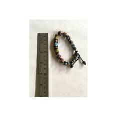 Gelang Etnik Dayak Kombinasi 3 Warna (Biru)