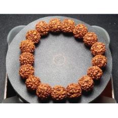 Rudraksha mukhi Gelang Jenitri Gelang Genitri Gelang Kesehatan Gelang Terapi Gelang Ion Elektromagnetik Alami Biji Pohon Jenitri/Bodhi Rudraksha Original