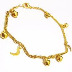 Gelang Kaki Emas - Gelang Kaki Fashion Emas Imitasi - Aksesoris Wanita Fashion Korea Perhiasan Pesta Murah Kado