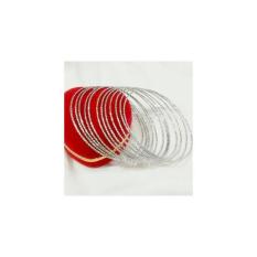 Gelang Keroncong Silver Kilau. Isi 12 ( Xuping / Perhiasan Lapis Emas