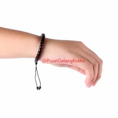 Gelang Kokka Asli Buah Kayu Koka-Kaukah Kotak Hitam