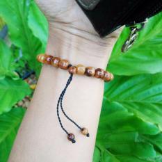 Gelang Kokka Asli Kaukah Timur Tengah - Bulat Coklat