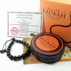 Gelang Kokka Asli Kaukah Timur Tengah - Bulat Hitam