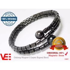 Gelang Magnet Terapi Kesehatan Pria / Wanita Kapsul Mini 2 Layer - GM07