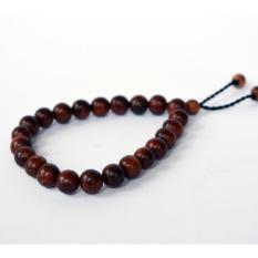 Gelang Pria Wanita Kayu Nagasari Asli Cirebon 10 mm. Bersertifikat