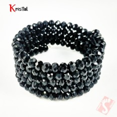 Gelang Tangan Batu Kristal Natural Asli Original Juntai Lilit Best Quality