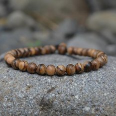 Gelang Tasbih Kayu Gaharu 33 Butir Wangi Asli Kalimantan