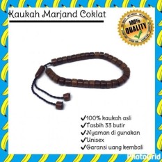 Gelang Tasbih kayu kaukah kokka Coklat Marjan fukaha koka