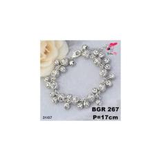 Gelang Xuping Silver Bola Bola Pandora Lapis Emas 18K GR 267