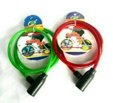 Gembok Baja Kepala Plastik Serba Guna Helm Sepeda Pagar Warna Hitam WMP-0116