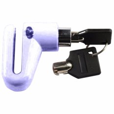 Gembok Cakram Tipe C-045 - Kunci Cakram - Kunci Disk - Disc Brake Lock Ring Pendek - Silver